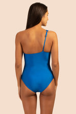 MONACO SOLIDS ONE SHOULDER ONE PIECE in SAPPHIRE BLUE additional image 9