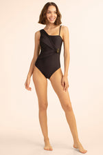 MONACO SOLIDS ONE SHOULDER ONE in BLACK additional image 10