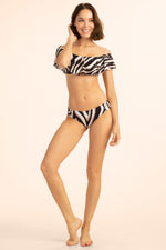 VIVANT OFF THE SHOULDER RUFFLE in MULTI additional image 2