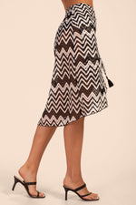 DRIFT CROCHET CONVERTIBLE PAREO SWIM COVER-UP in WHITEWASH/BLACK additional image 2