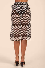 DRIFT CROCHET CONVERTIBLE PAREO SWIM COVER-UP in WHITEWASH/BLACK additional image 1