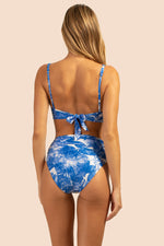 BASQUE BANDED TOP in SAPPHIRE BLUE additional image 1