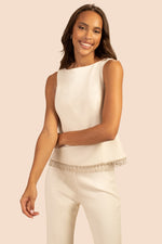 PROSPERITY TOP in IVORY additional image 8