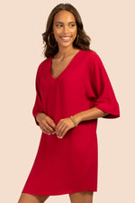 DELLIA DRESS in SANGRIA PURPLE