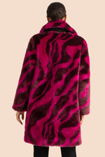 DIANELLA COAT in TICKLED PINK/AMARANTH additional image 1