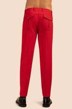 DURHAM TROUSER in RIBBON RED additional image 6