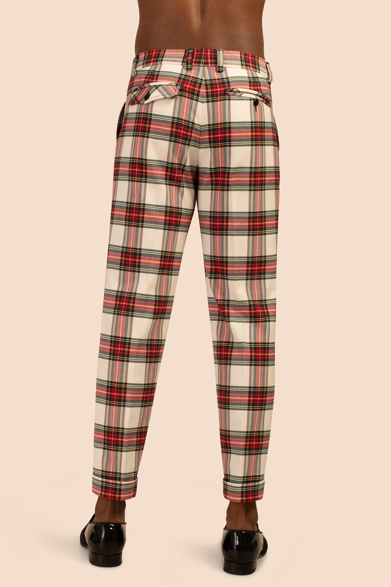 BEALE PLEATED TROUSER in MULTI additional image 1