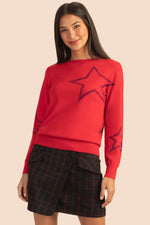 OLD FASHION SWEATER in RIBBON RED additional image 3