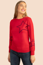 OLD FASHION SWEATER in RIBBON RED