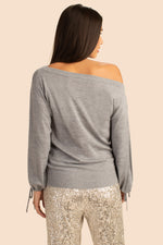 ZSA ZSA PULLOVER in HEATHER GREY additional image 1