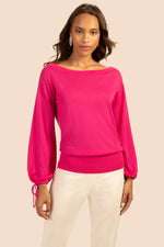 ZSA ZSA PULLOVER in PINK PEACOCK additional image 9