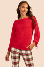 ZSA ZSA PULLOVER in RIBBON RED