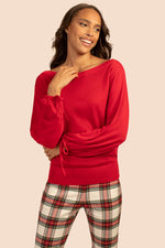 ZSA ZSA PULLOVER in RIBBON RED additional image 4