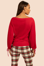 ZSA ZSA PULLOVER in RIBBON RED additional image 1