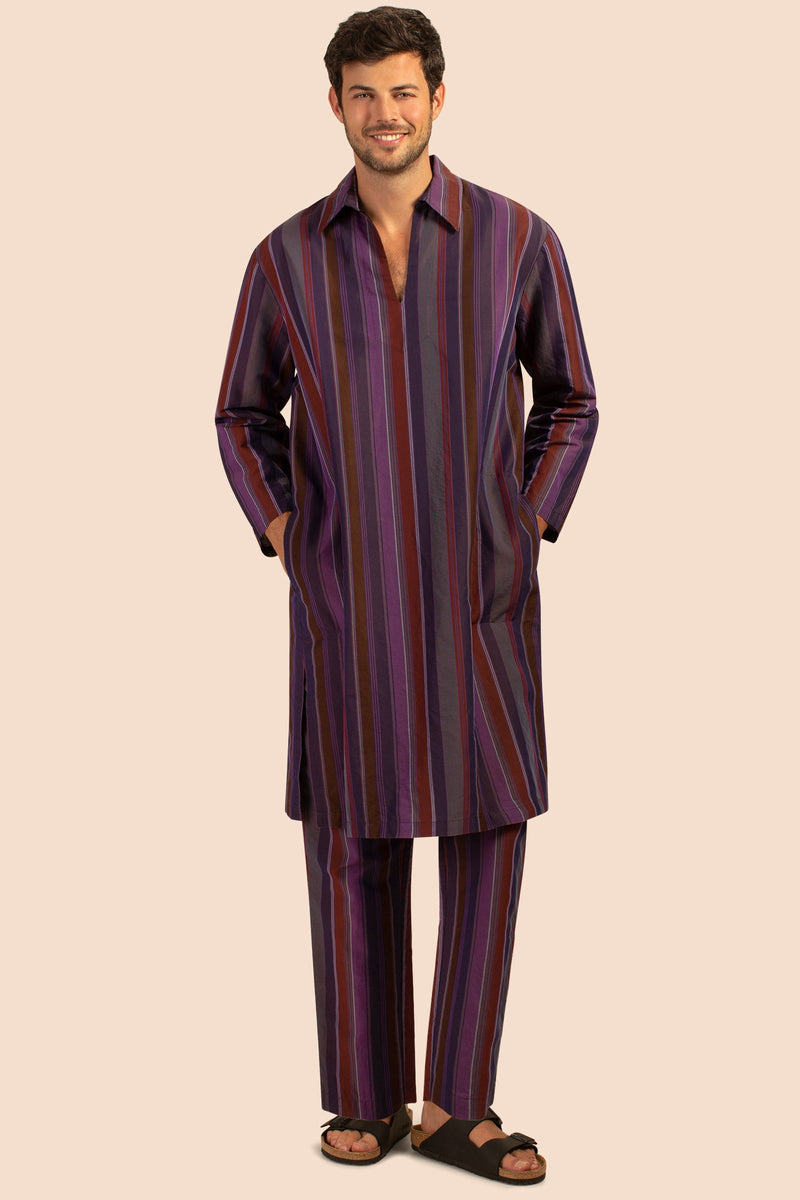 FELIPE DRAWSTRING PANT in SYRAH additional image 3