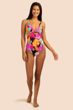 GEMINI PLUNGE MAILLOT in MULTI additional image 3