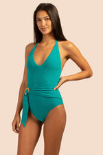 EMPIRE HALTER ONE PIECE in MARINE additional image 3