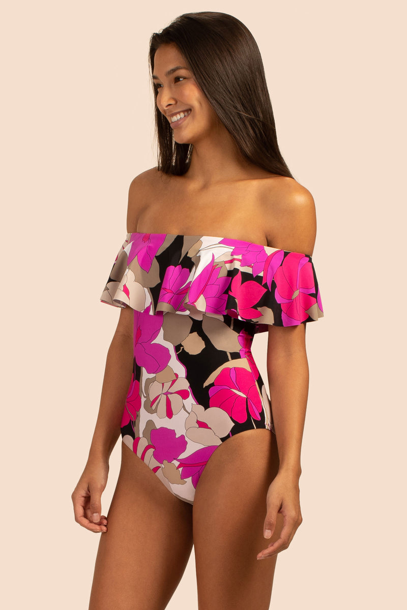 LYNX GEMINI OFF THE SHOULDER ONE PIECE in MULTI additional image 2