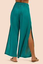 BRITTANY SIDE SLIT PANT in MARINE additional image 1