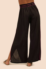 BRITTANY SIDE SLIP PANT in BLACK additional image 1