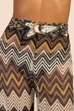 DRIFT SIDE SLIT CROCHET PANT in MULTI additional image 2