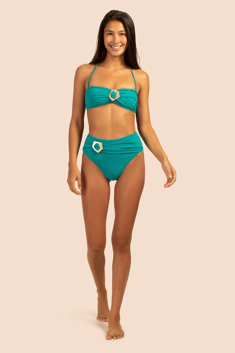 EMPIRE BANDEAU TOP in MARINE additional image 3