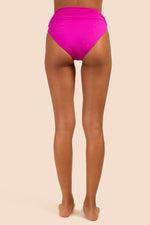 ATLAS HIGH WAIST SWIM BOTTOM in ORCHID PURPLE additional image 1