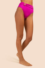 ATLAS HIGH WAIST SWIM BOTTOM in ORCHID PURPLE additional image 3
