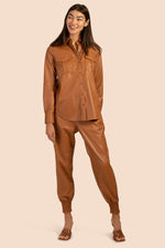 CHANNEL ISLANDS PANT in NUTMEG BROWN additional image 10