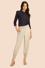CHANNEL ISLANDS PANT in OYSTER WHITE additional image 2