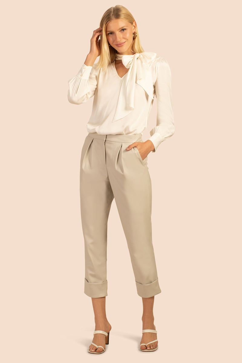GILDED PANT in OYSTER WHITE additional image 2