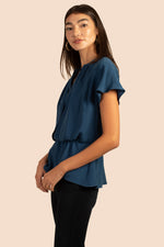 HERON TOP in DENIM BLUE additional image 7