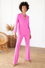 PHINEAS FLAIR PANT in SNAPDRAGON PINK