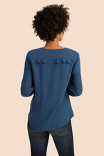 OWL TOP in DENIM BLUE additional image 5