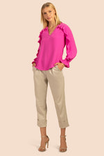 OWL TOP in SNAPDRAGON PINK additional image 2
