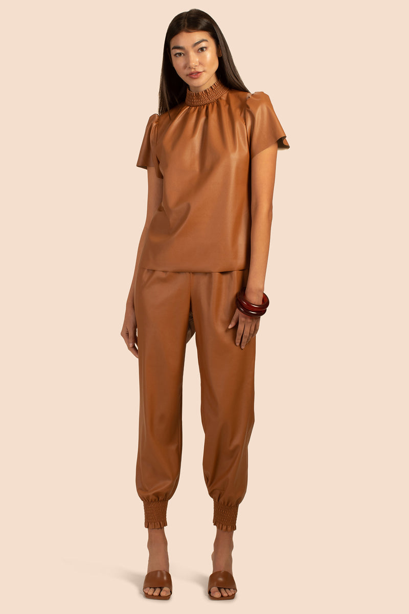 VIDA TOP in NUTMEG BROWN additional image 3