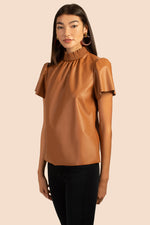 VIDA TOP in NUTMEG BROWN additional image 4