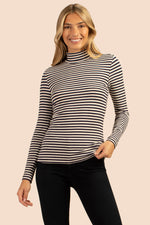 LOIRE TOP in INDIGO/WHITEWASH