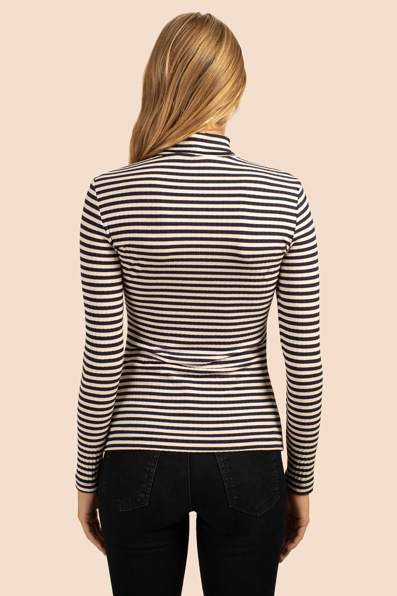 LOIRE TOP in INDIGO/WHITEWASH additional image 1