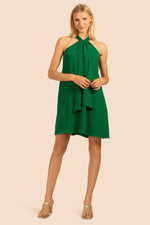 VERGE DRESS in EMERALD GREEN additional image 9