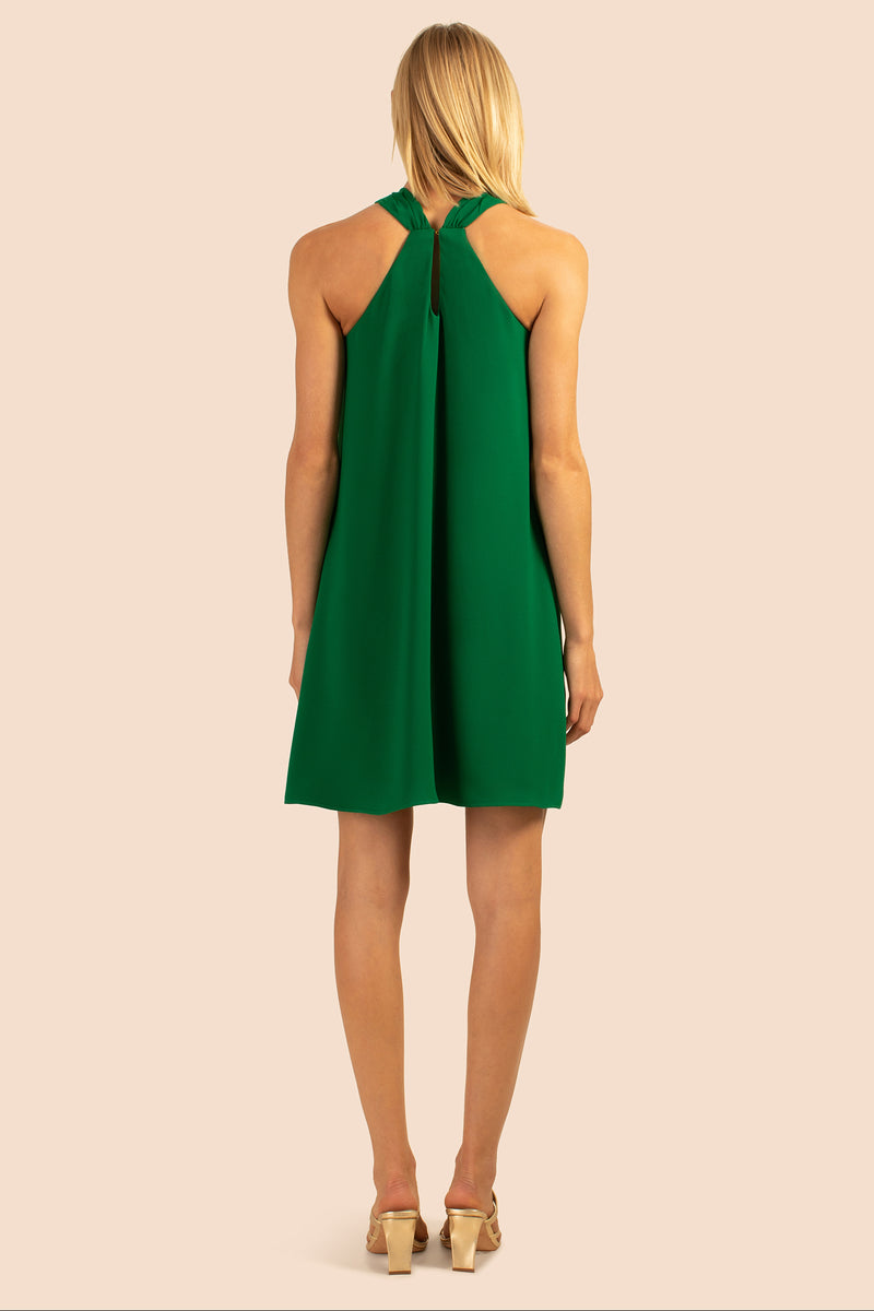 VERGE DRESS in EMERALD GREEN additional image 10