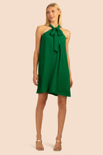 VERGE DRESS in EMERALD GREEN additional image 12