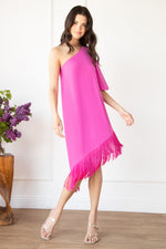 GULL DRESS in SNAPDRAGON PINK