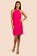 KATIE DRESS in FAYE FUCHSIA