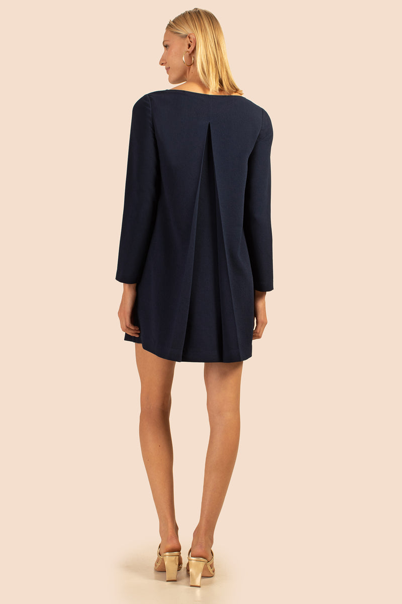 LAVALIERE DRESS in INDIGO additional image 4