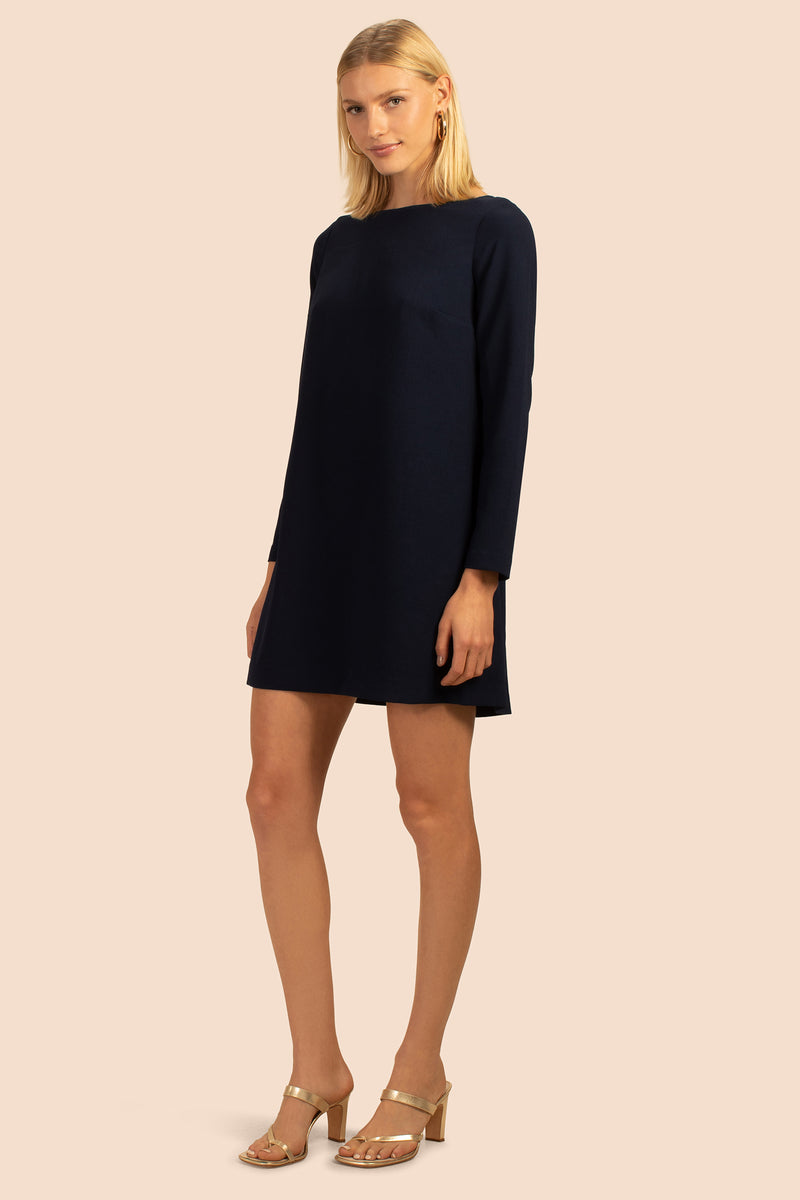 LAVALIERE DRESS in INDIGO additional image 5