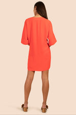 DELLIA DRESS in POPPY ORANGE additional image 1