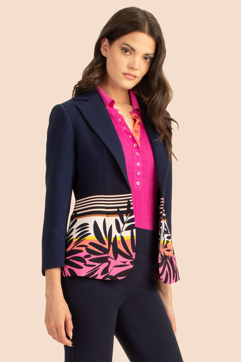 BEACON BLAZER in INDIGO MULTI additional image 3