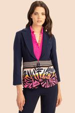 BEACON BLAZER in INDIGO MULTI additional image 1