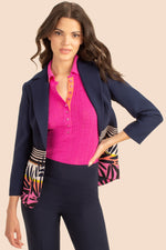 BEACON BLAZER in INDIGO MULTI additional image 4